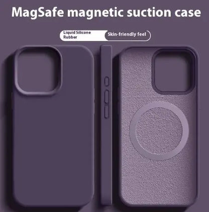 Magnetic Liquid Silicone  Magsafe Case For iPhone zyvraxen