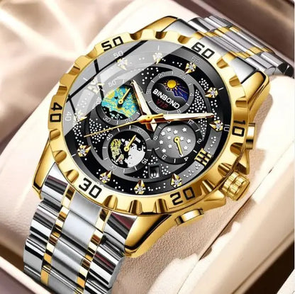 Elegant Quartz Precision Watch – Waterproof, Three-Pin Timepiece zyvraxen