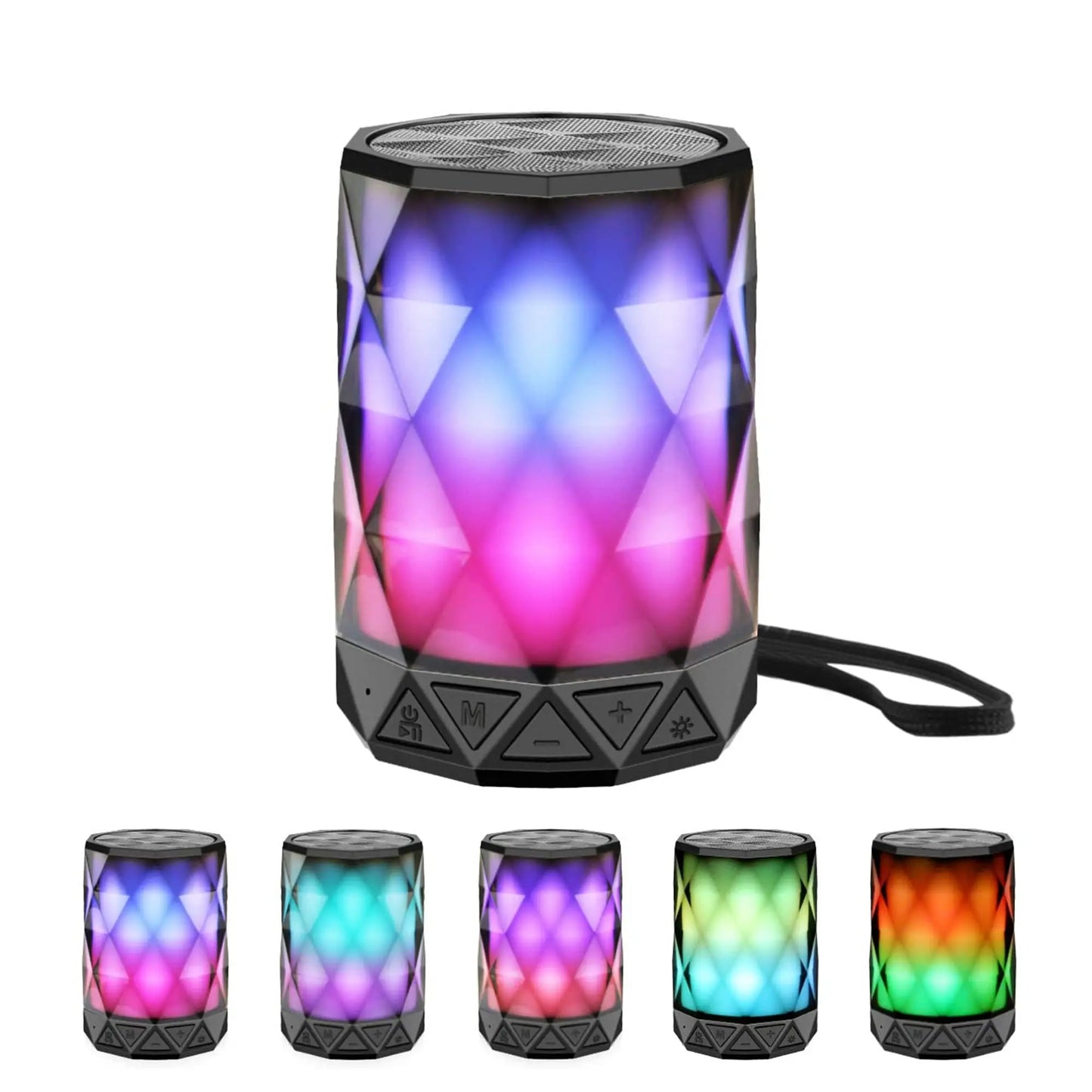 LFS Portable Bluetooth Speakers Night Light Waterproof Lightweight Portable Speakers for Travel Pool Beach Biking Kayak Gifts for Kids Women zyvraxen