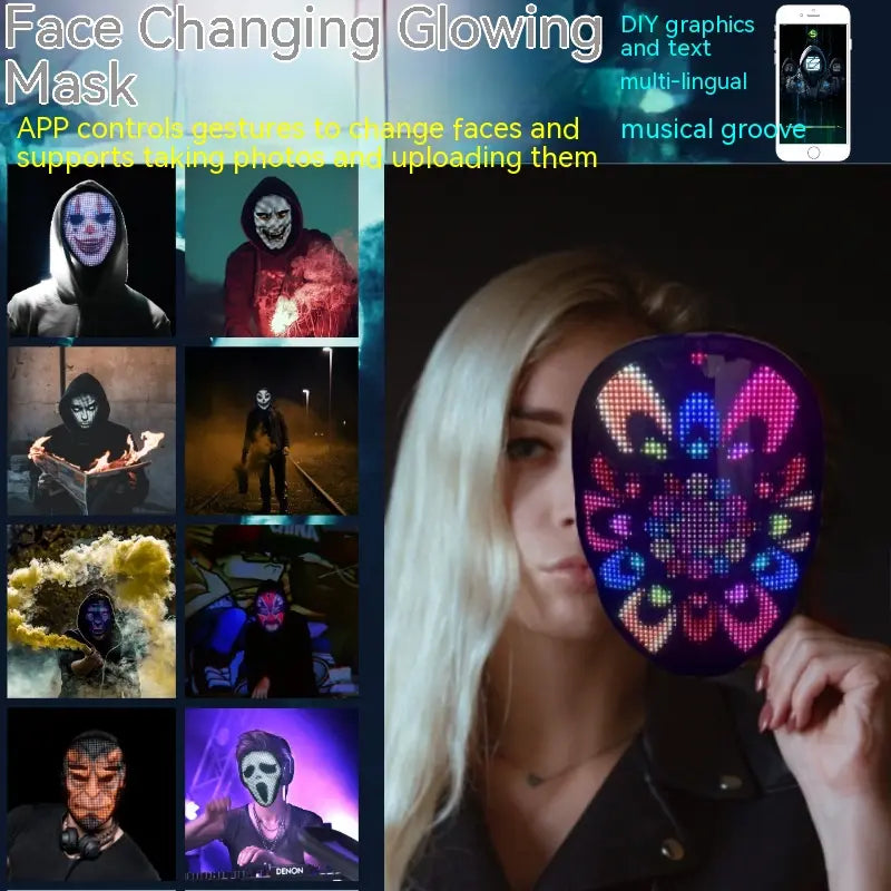 Illuminated Party Mask zyvraxen