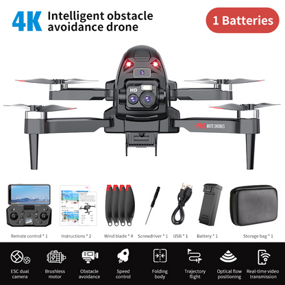 Dual HD Camera Foldable Drone Zyvraxen