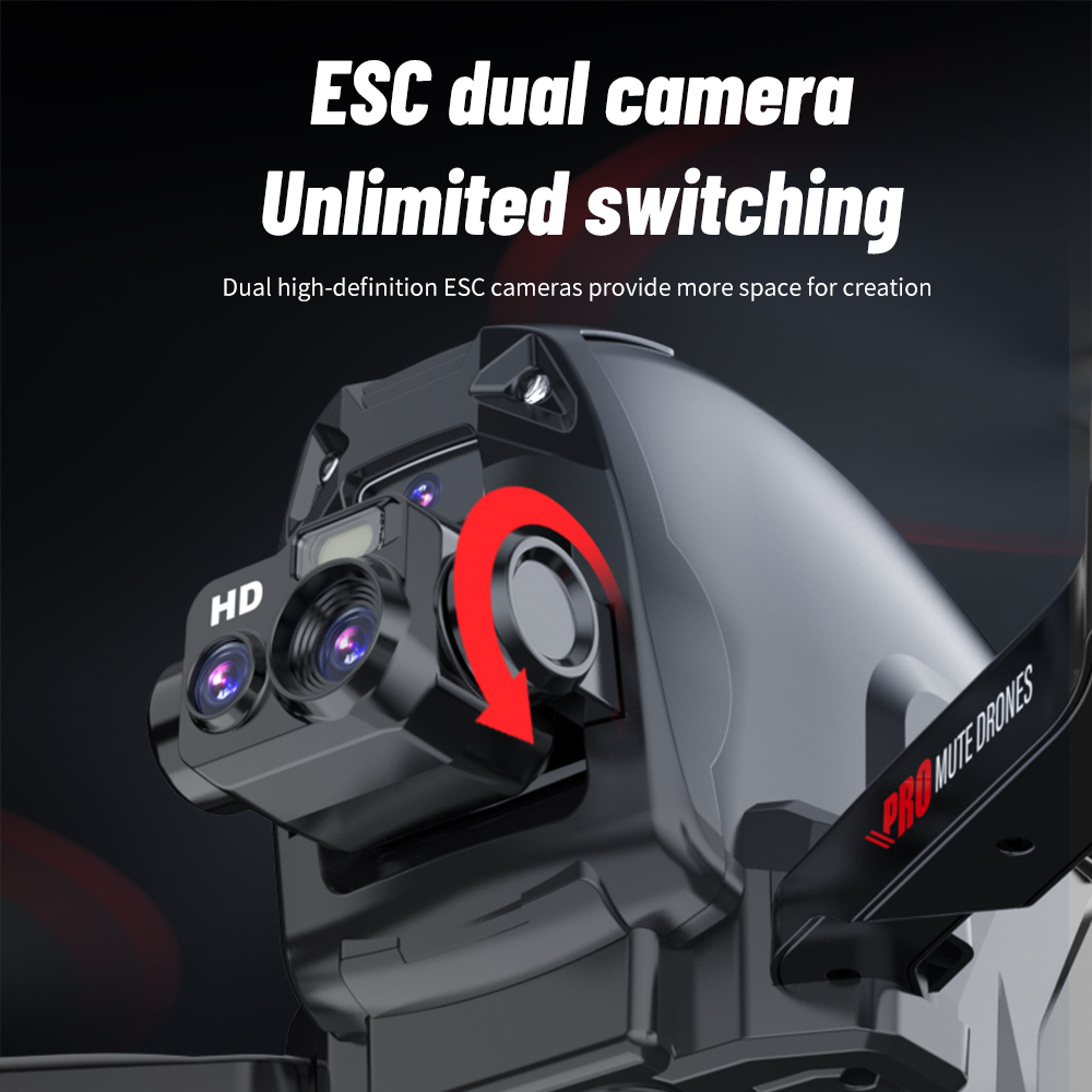 Dual HD Camera Foldable Drone Zyvraxen
