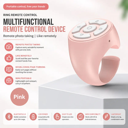 Bluetooth Selfie Ring Camera zyvraxen