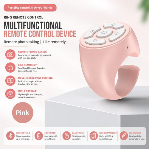 Bluetooth Selfie Ring Camera zyvraxen