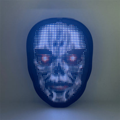 GlowSync LED Party Mask Zyvraxen