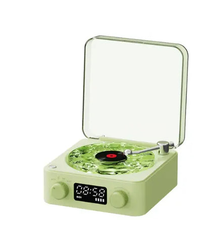 Bluetooth Retro Turntable Speaker with RGB Lights zyvraxen