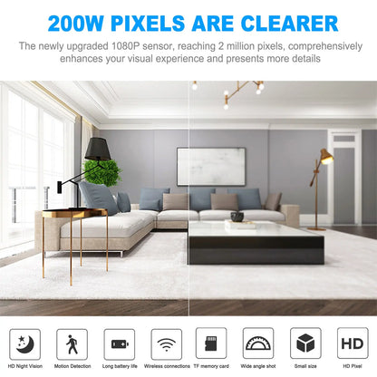 Compact Wireless Surveillance Camera 1080P HD WiFi Zyvraxen
