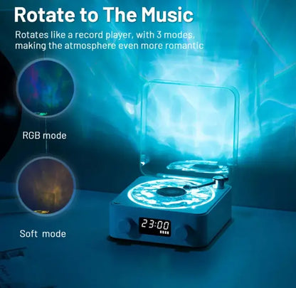 Bluetooth Retro Turntable Speaker with RGB Lights zyvraxen