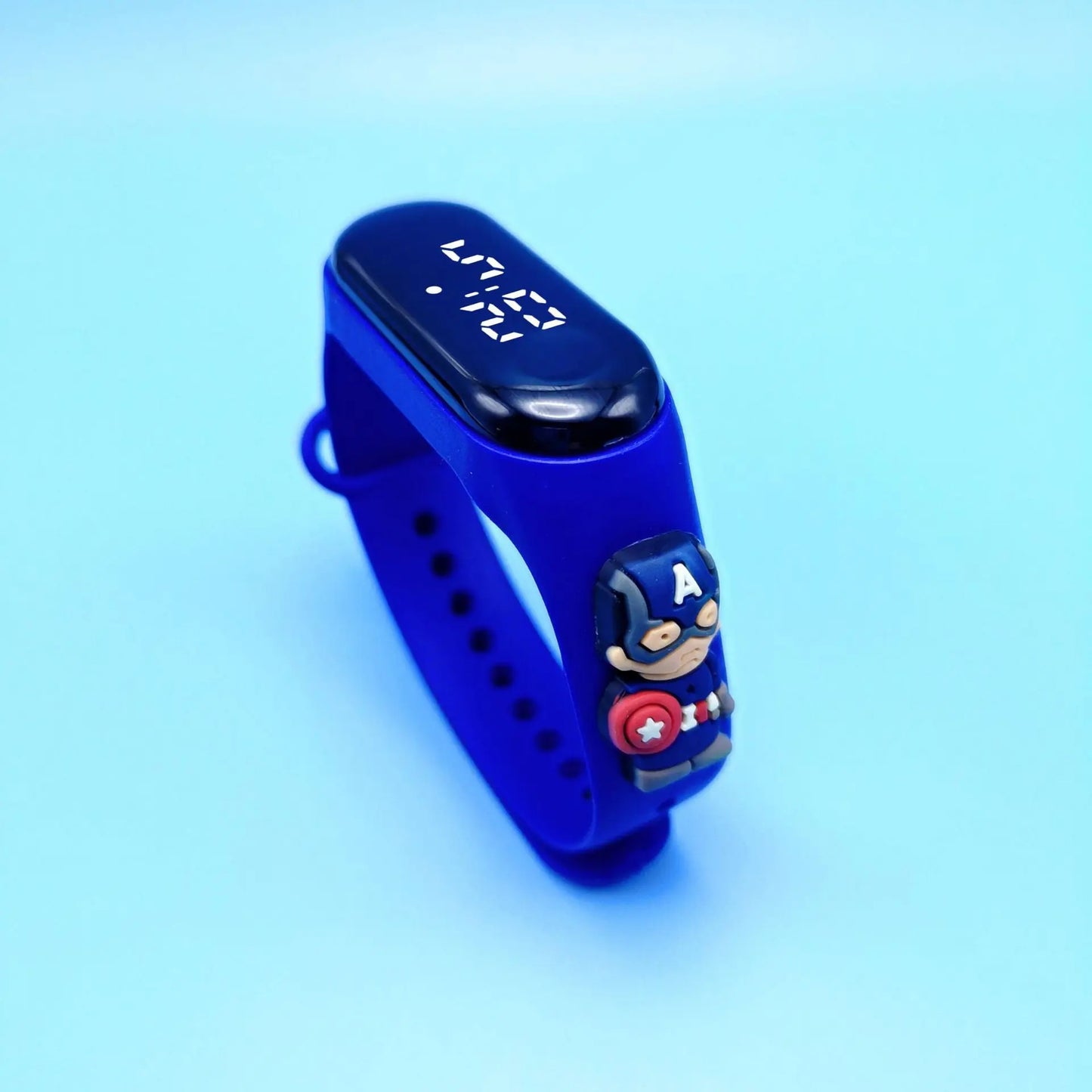 Animated Superhero LED Timepiece for Children Zyvraxen