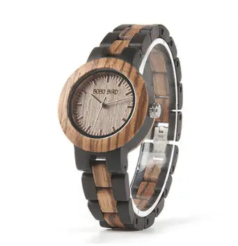 Elegant Duo Timepieces - Wooden Pair zyvraxen