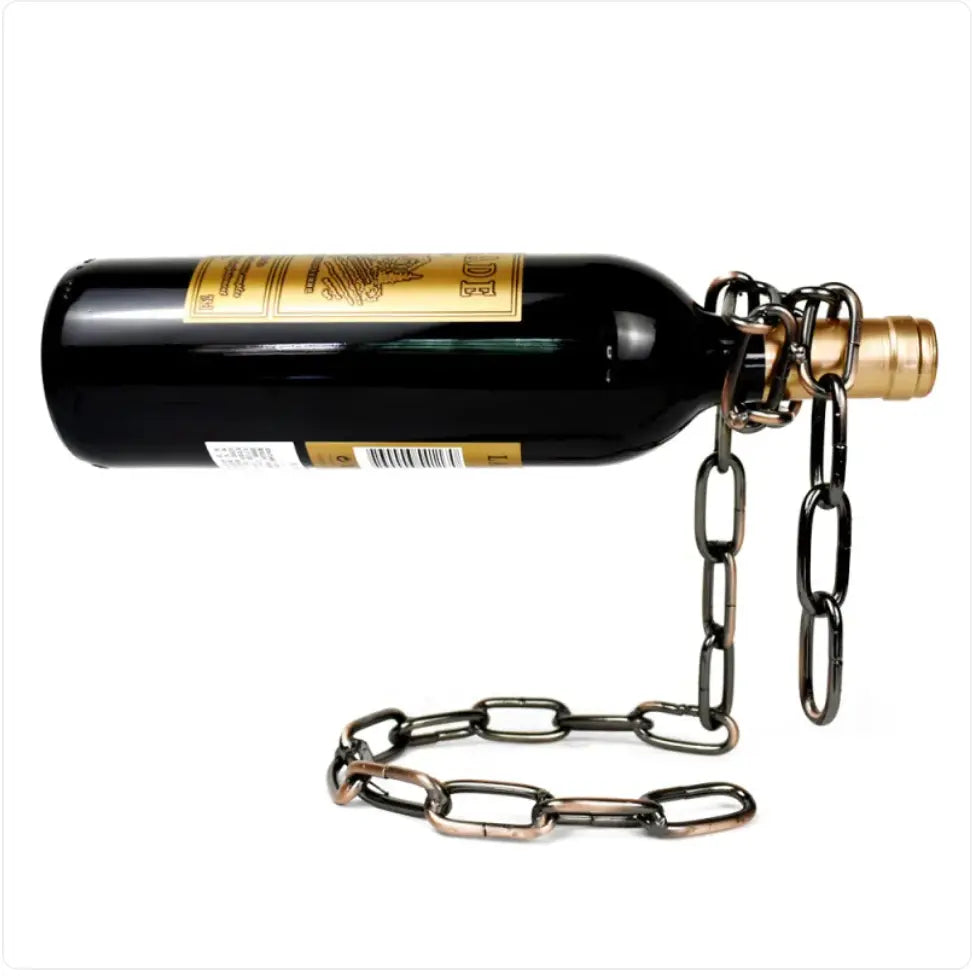 Suspension Chain Wine Rack Metal Holder Moretech