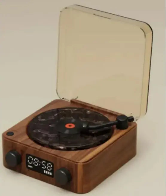 Bluetooth Retro Turntable Speaker with RGB Lights zyvraxen