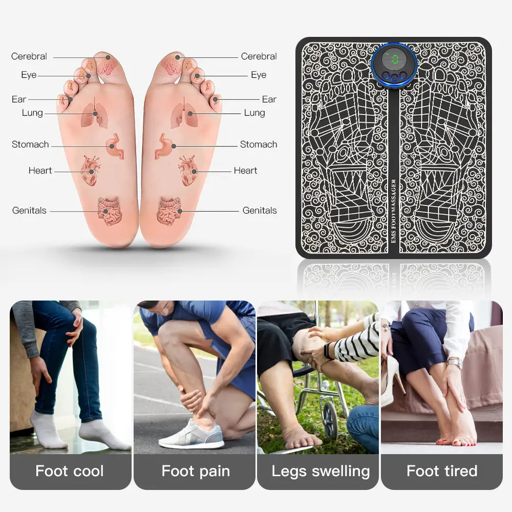 Rechargeable Foot Massage Pad Moretech