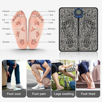 Rechargeable Foot Massage Pad Moretech