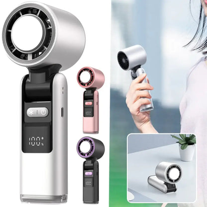 Compact USB Digital Travel Fan zyvraxen