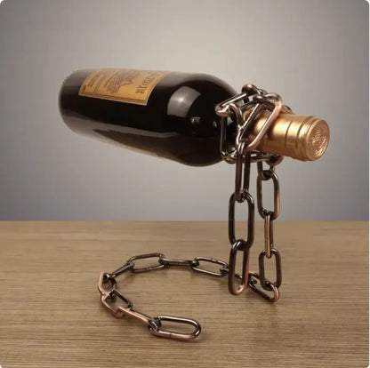 Suspension Chain Wine Rack Metal Holder Moretech