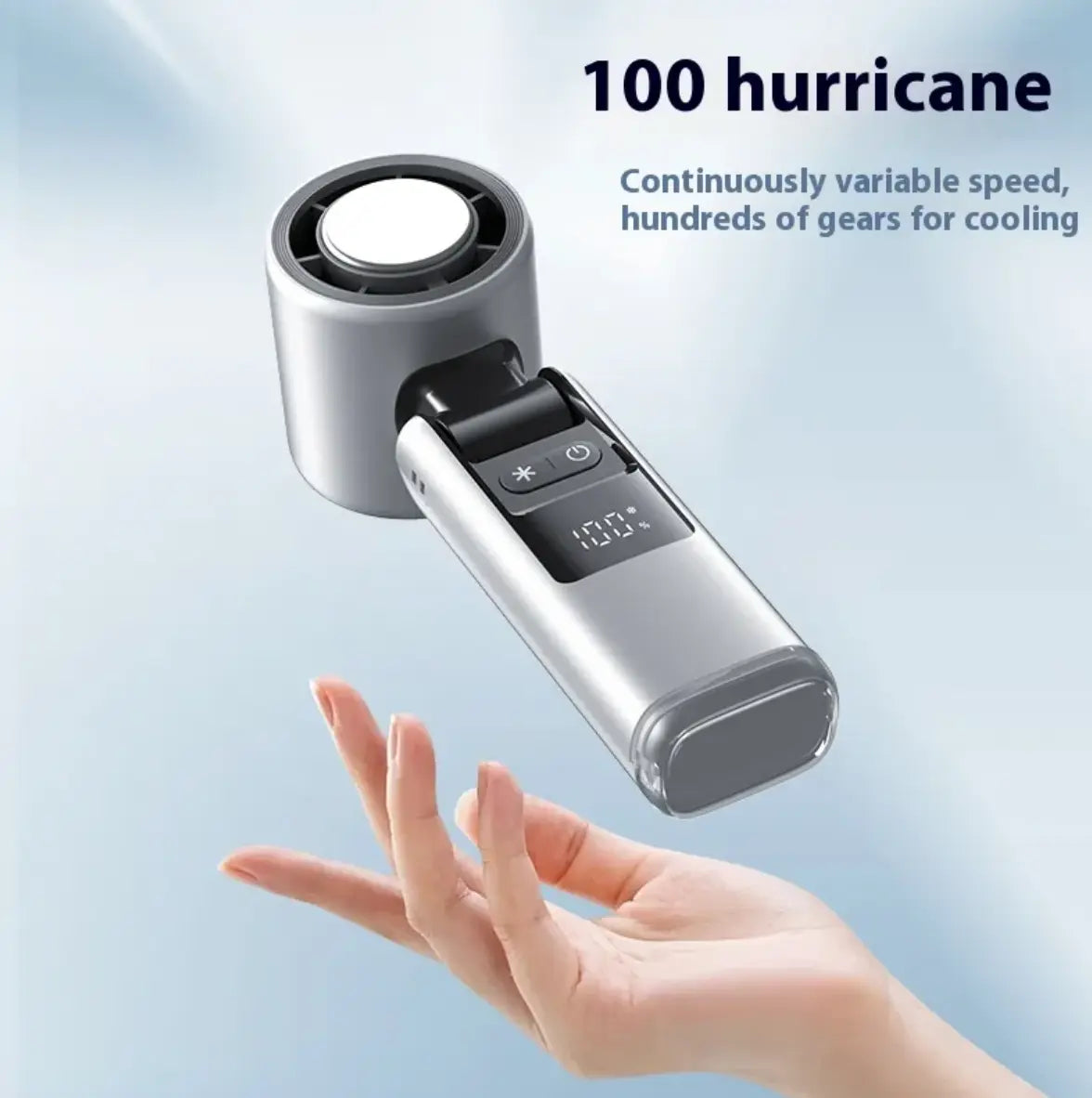 Compact USB Digital Travel Fan zyvraxen