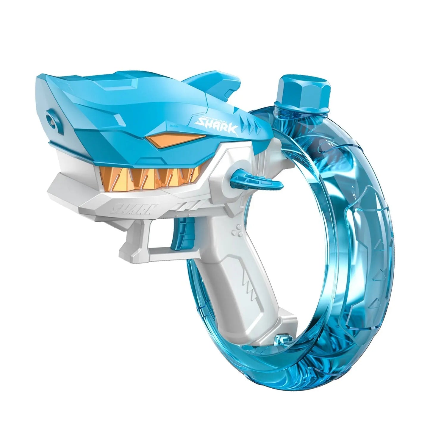 Shark Blast Electric Water Gun: High-Capacity Automatic Soaker Zyvraxen