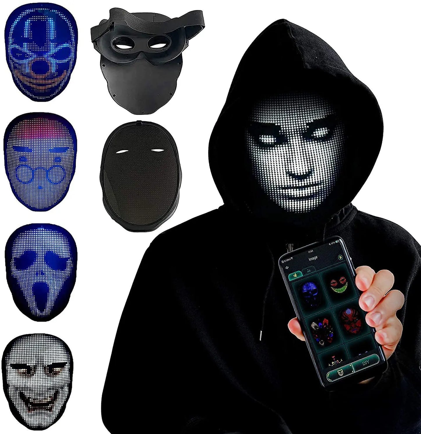 Illuminated Party Mask zyvraxen