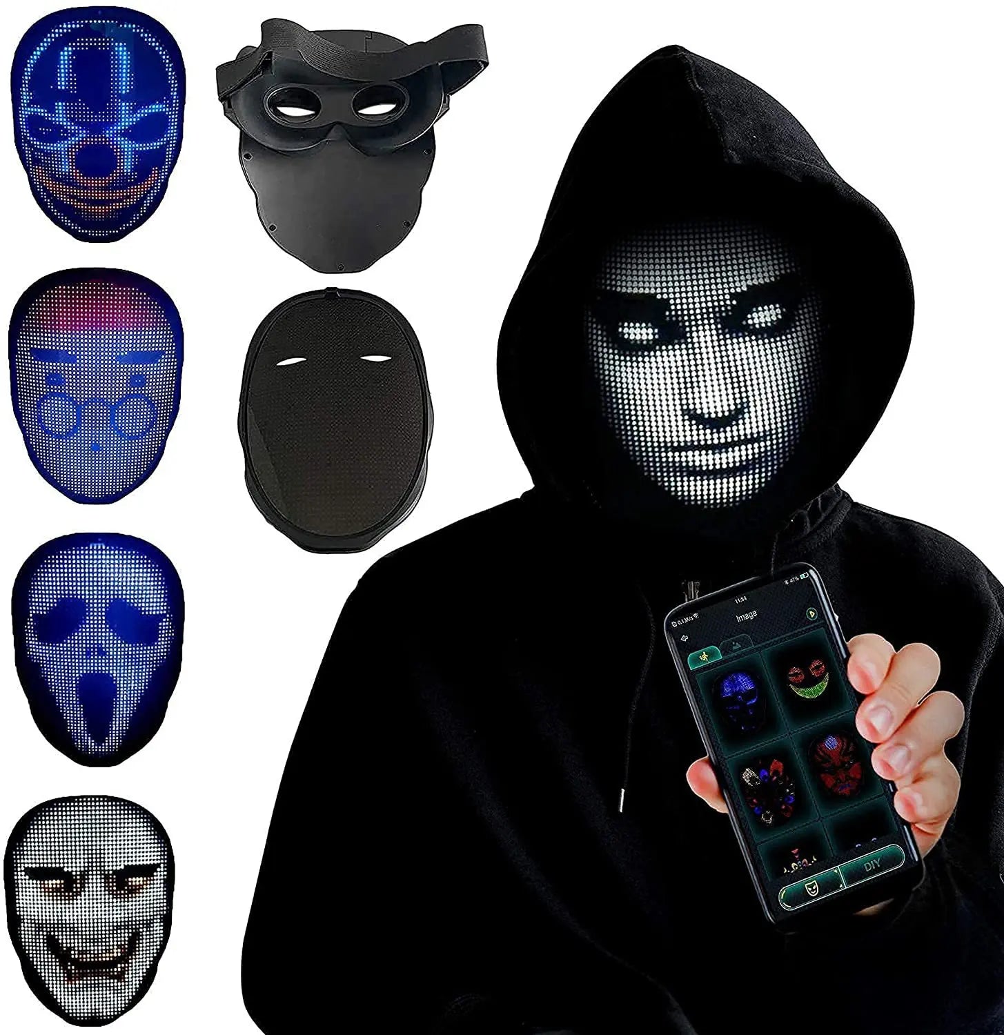 Illuminated Party Mask zyvraxen