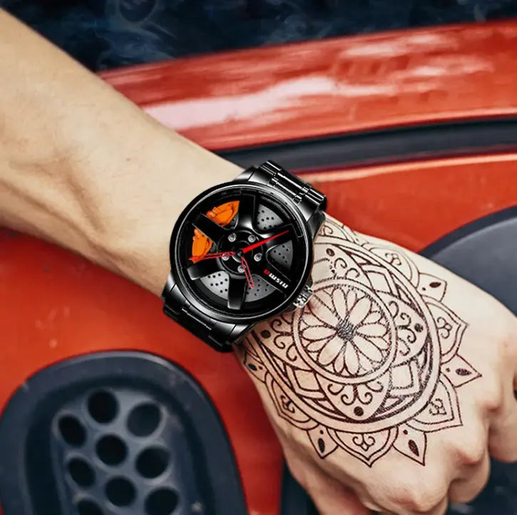 Futuristic Digital Timepiece Zyvraxen
