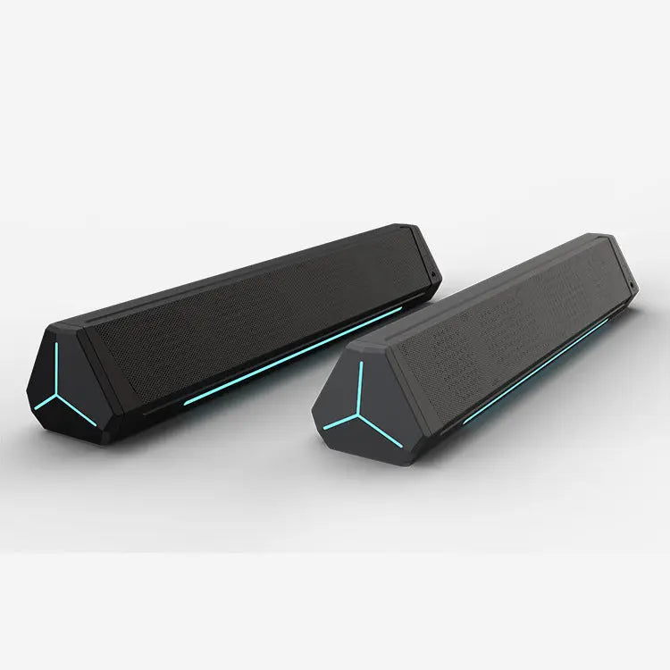 Elevated Audio Desktop Speakers with Mic and Bass zyvraxen