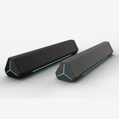 Elevated Audio Desktop Speakers with Mic and Bass zyvraxen