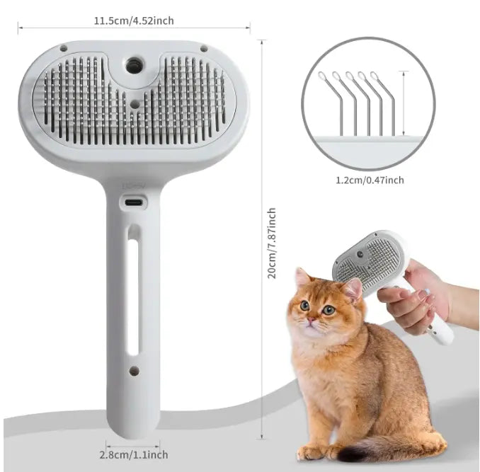 Pet Hair Spray Brush zyvraxen