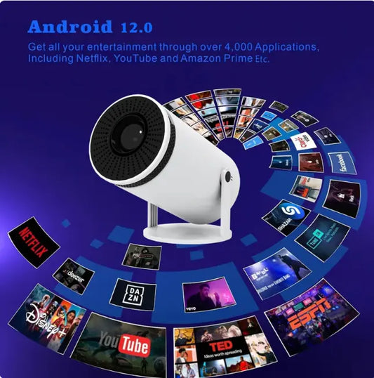 4K Wireless Compact Projector zyvraxen