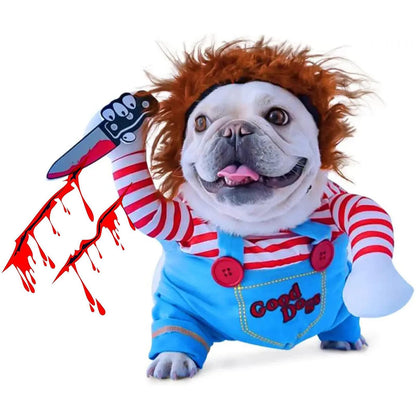 Spooky Doll Dog Outfit Zyvraxen