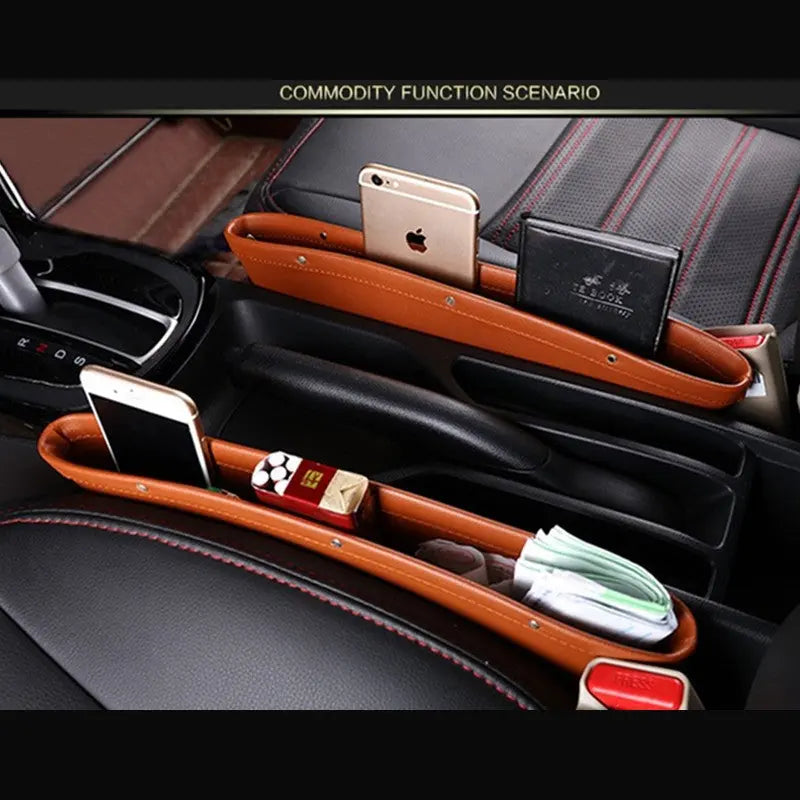Automobile Seat Gap Filler and Debris Holder zyvraxen