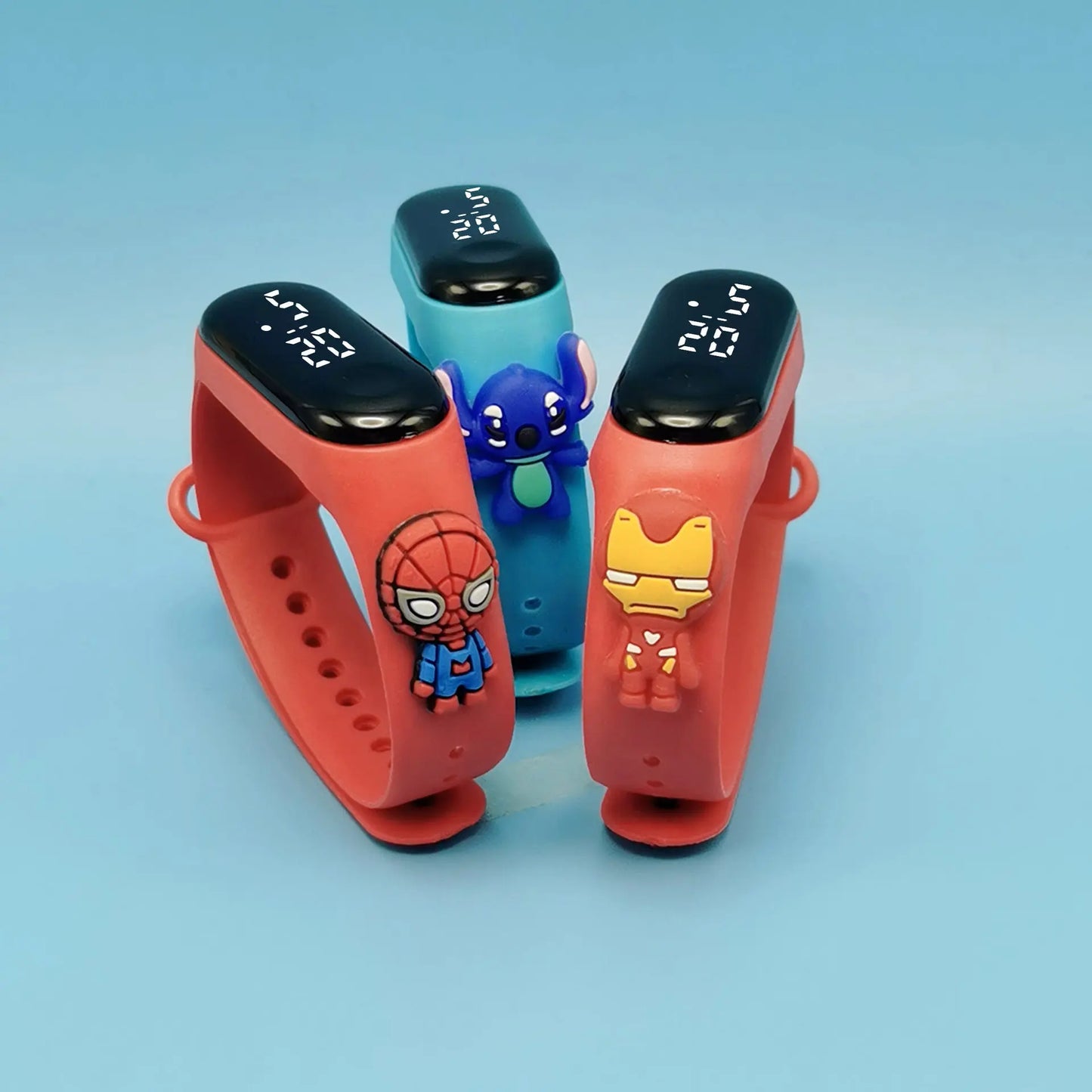 Animated Superhero LED Timepiece for Children Zyvraxen