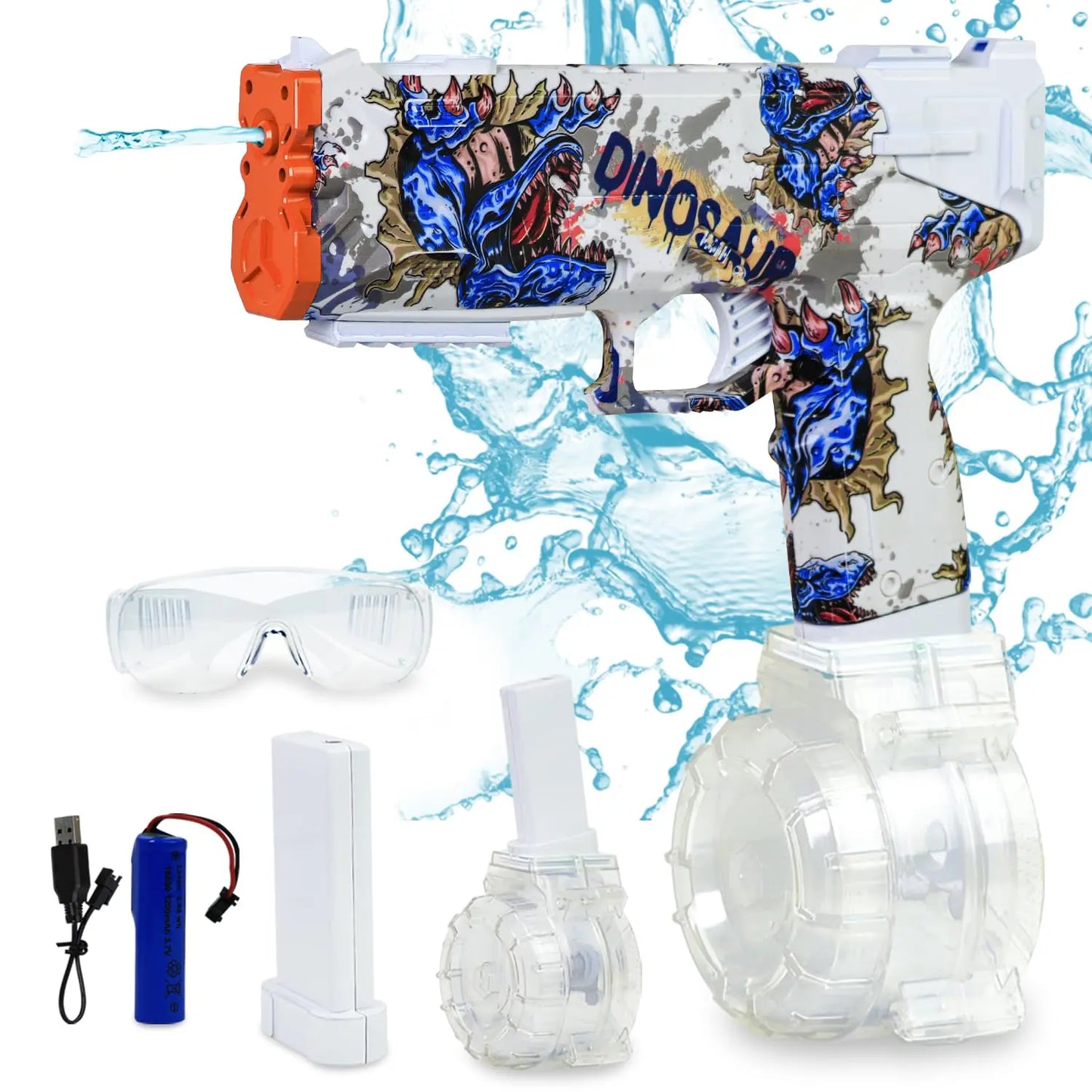 SplashBlaster Pro Electric Water Gun Zyvraxen