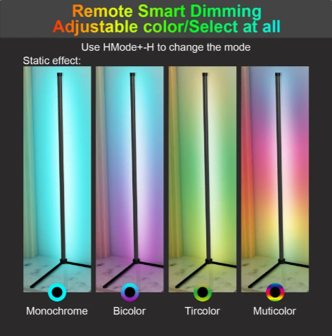 1.5M Corner LED Floor Lamp Zyvraxen