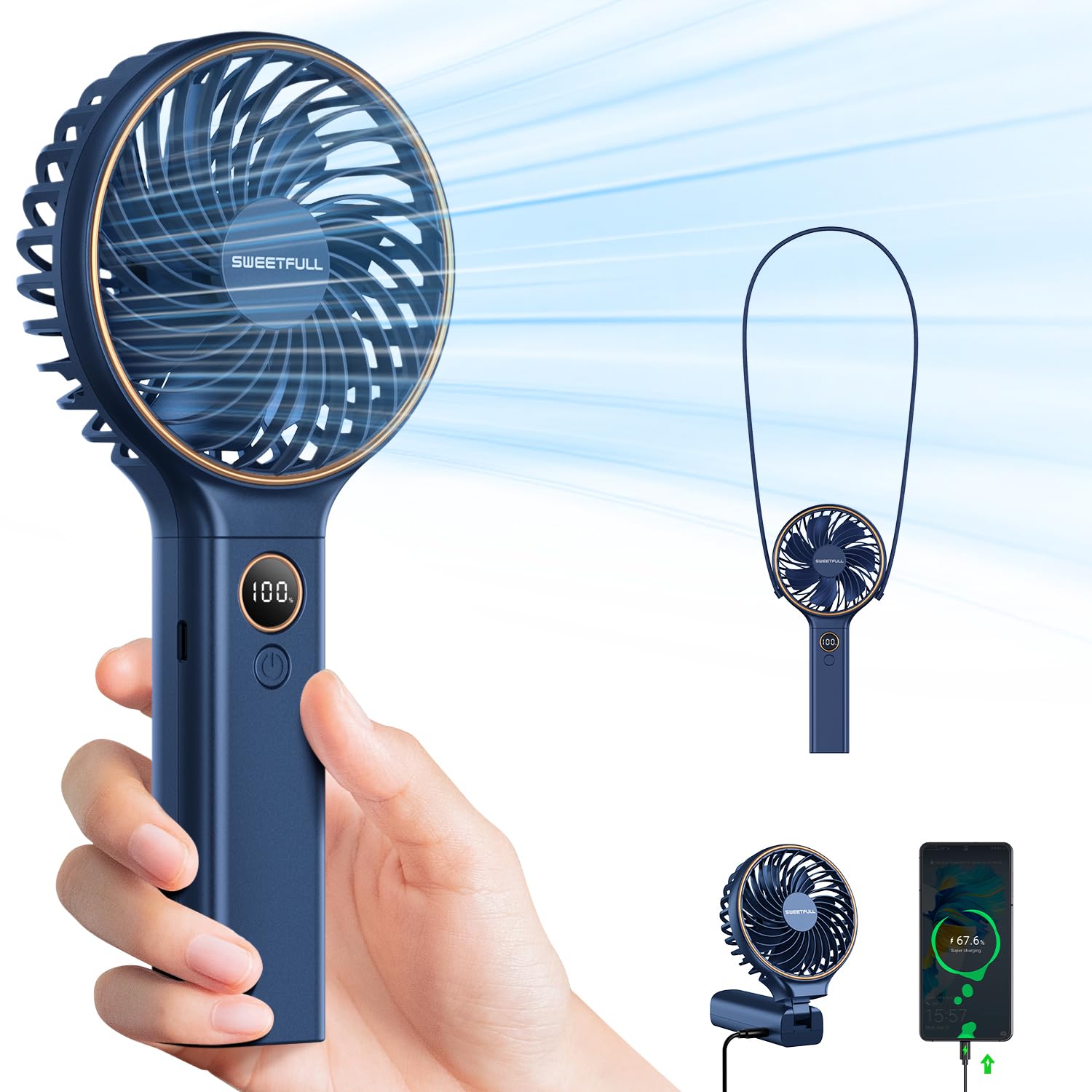 BreezePal Mini 5000mAh Fan Zyvraxen