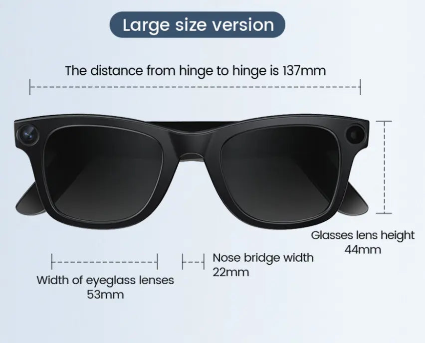 AI Camera Smart Glasses zyvraxen