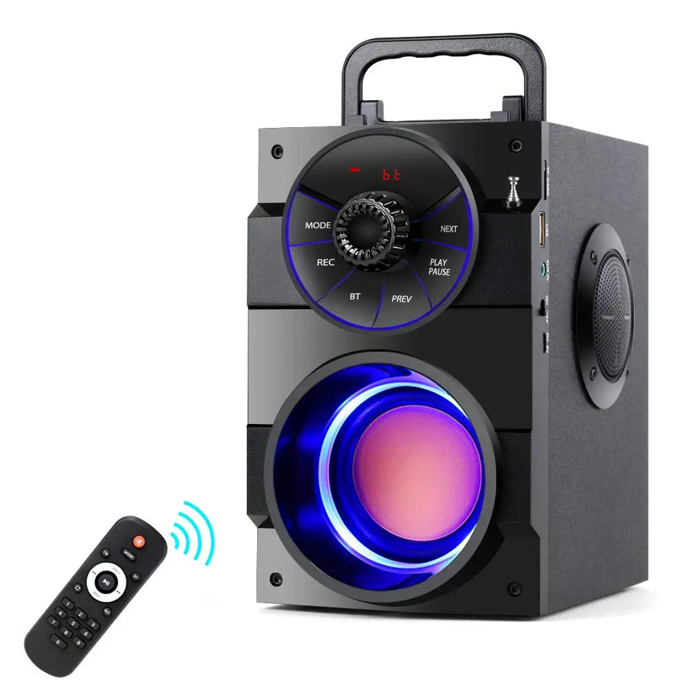 Sublime Wireless Bluetooth Boombox with LED Zyvraxen