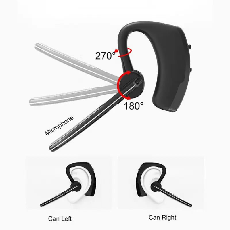 Bluetooth Earpiece Wireless Headset Noise Cancelling Headphones Driver Trucker zyvraxen
