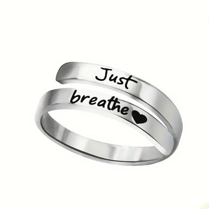 Silver Spiral Heart Ring Moretech
