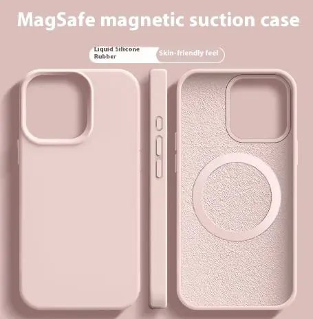 Magnetic Liquid Silicone  Magsafe Case For iPhone zyvraxen
