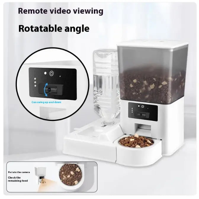 Intelligent Dual-Reservoir Feeding System with Video zyvraxen
