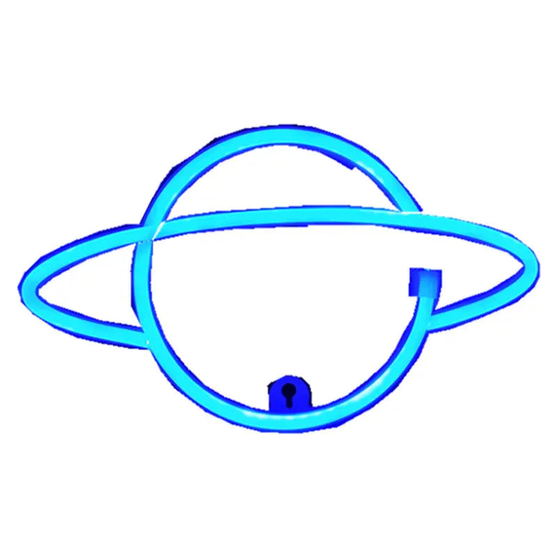 Neon Planet LED Alien Light for Room or Bar Decor Zyvraxen