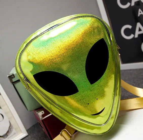 Alien Green Laser Backpack Zyvraxen