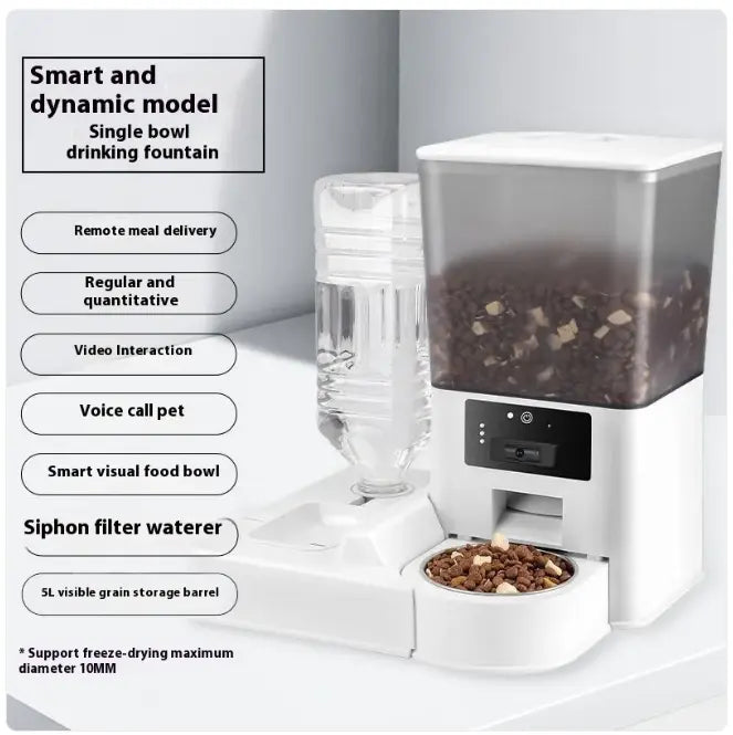 Intelligent Dual-Reservoir Feeding System with Video zyvraxen