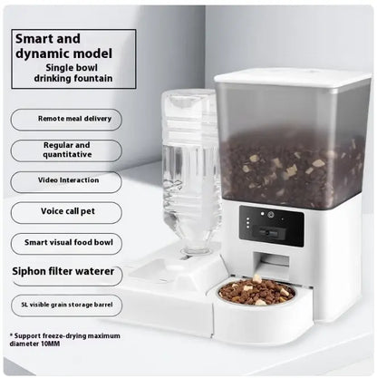Intelligent Dual-Reservoir Feeding System with Video zyvraxen